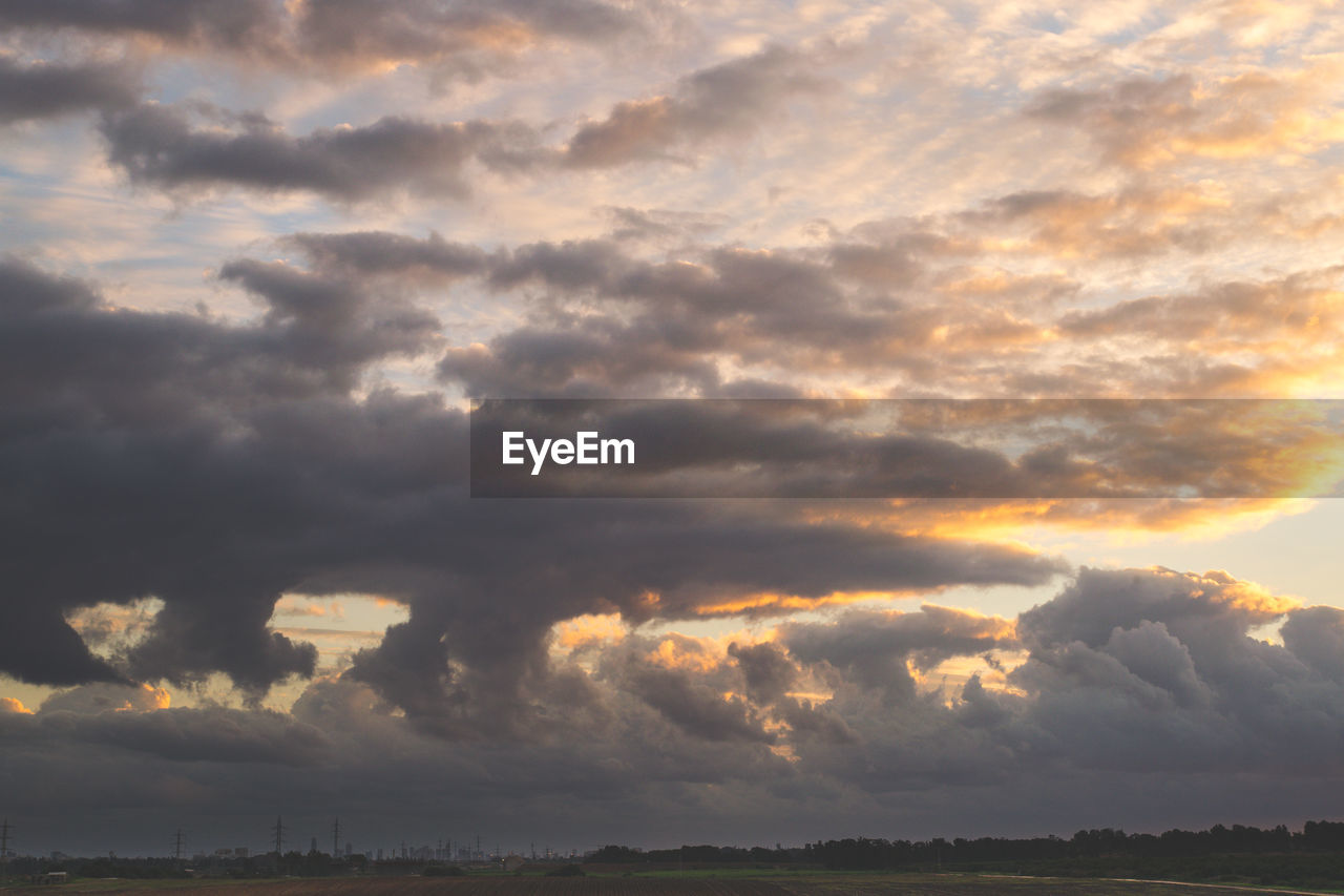 Low angle view of cloudy sky