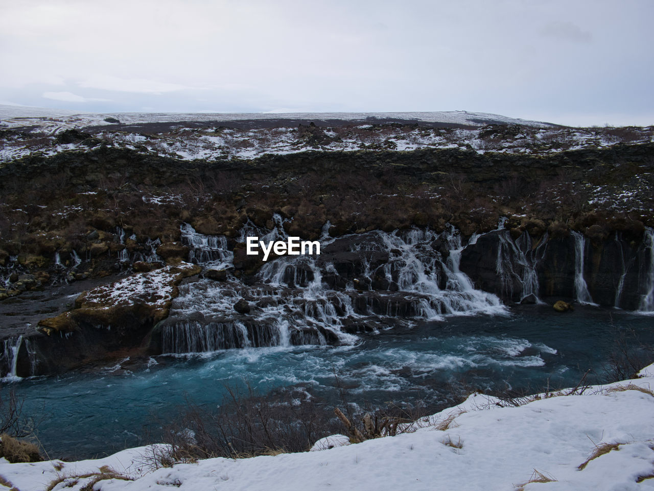 SCENIC VIEW OF WATERFALL