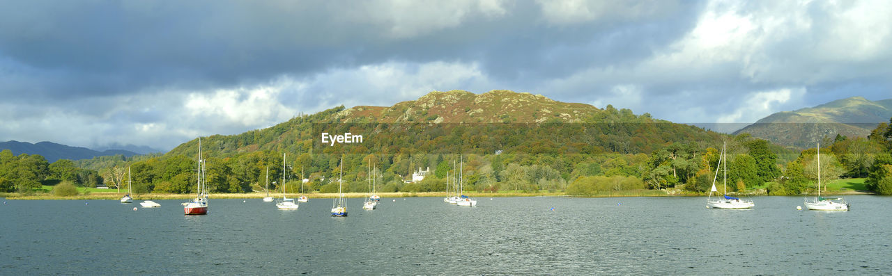 Lake windermere at the north of lake windermere in cumbria