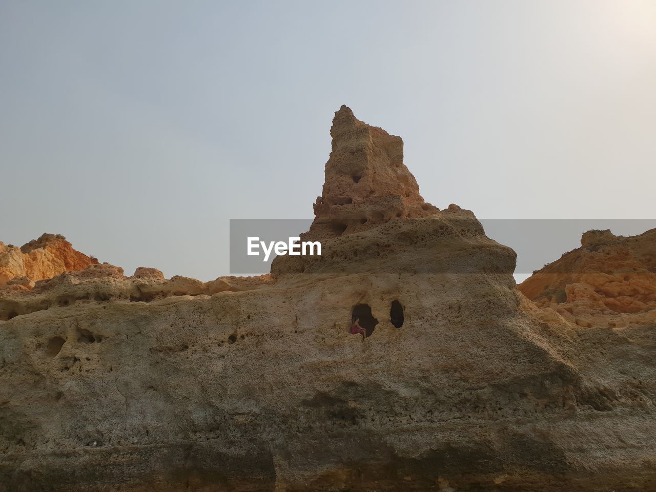 ROCK FORMATIONS AGAINST SKY