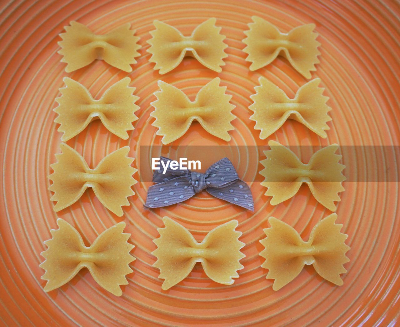 Directly above shot of cookies on table