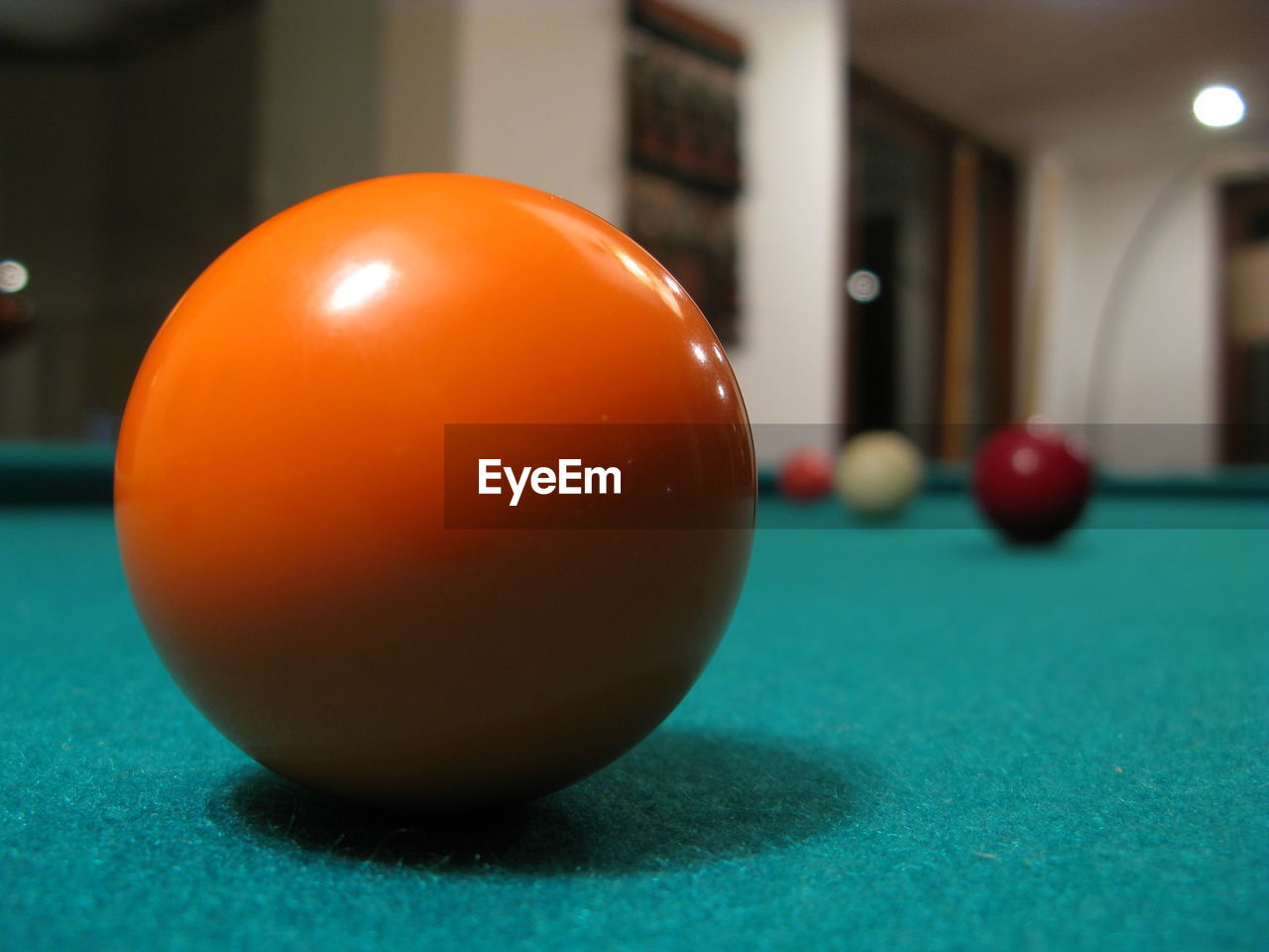 Close-up of ball on table