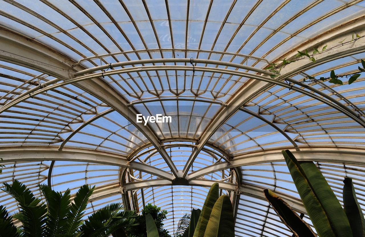 LOW ANGLE VIEW OF SKYLIGHT IN BUILDING