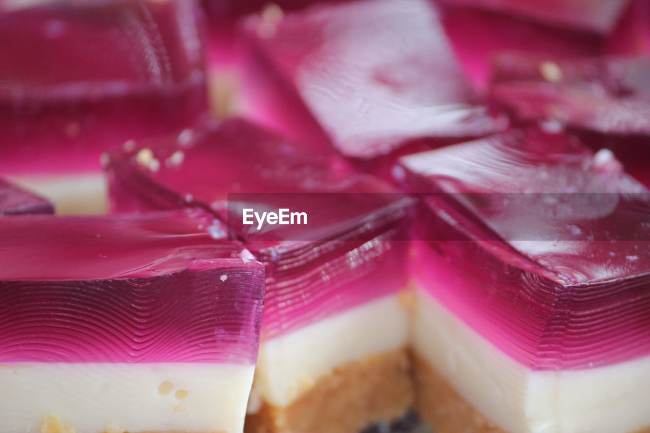 Close-up of cheesecake