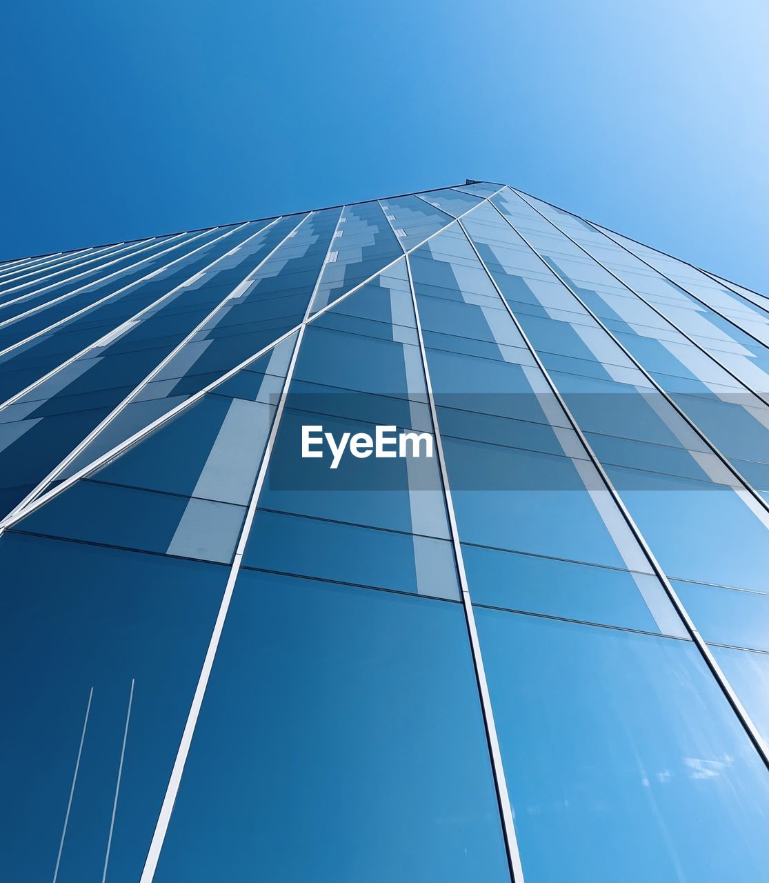 low angle view of modern building against sky