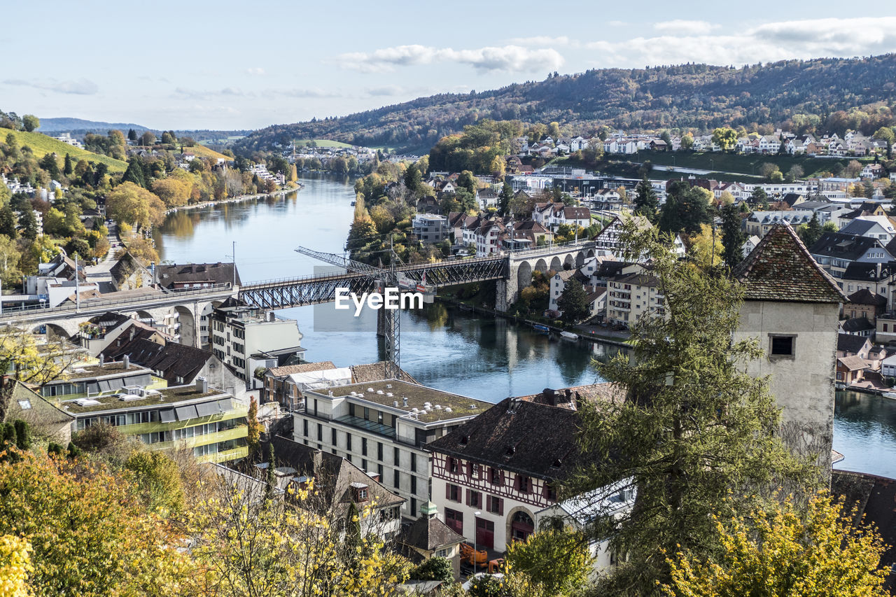 Aerial view of  schaffhausen