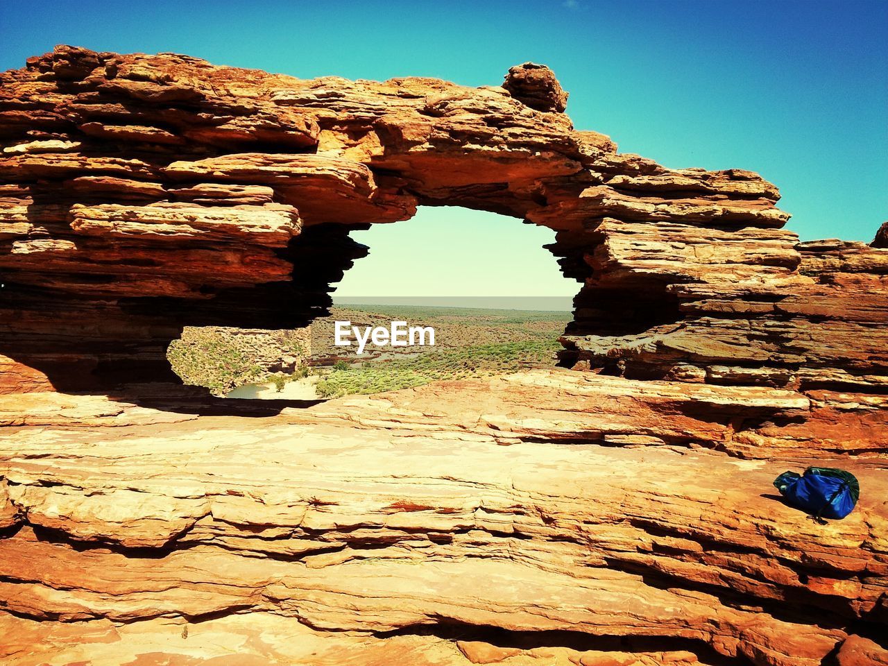 VIEW OF DESERT AGAINST CLEAR SKY