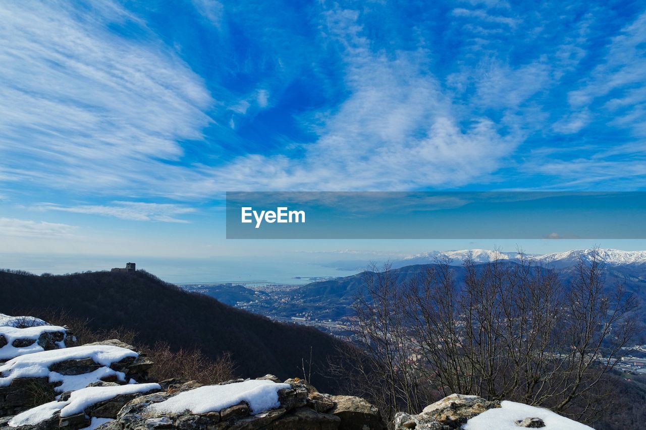 SCENIC VIEW OF SNOWCAPPED MOUNTAIN AGAINST SKY