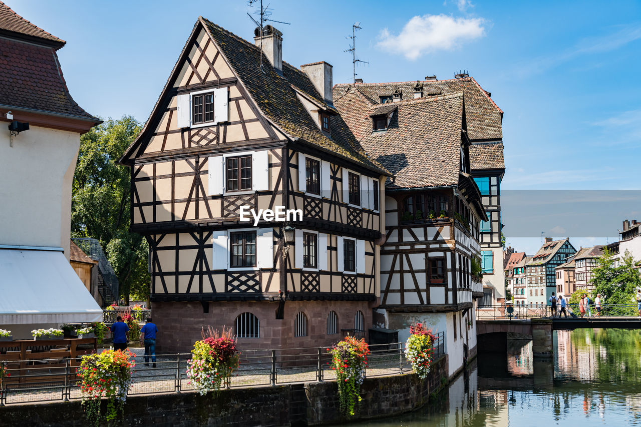 Strasbourg with timber house, france