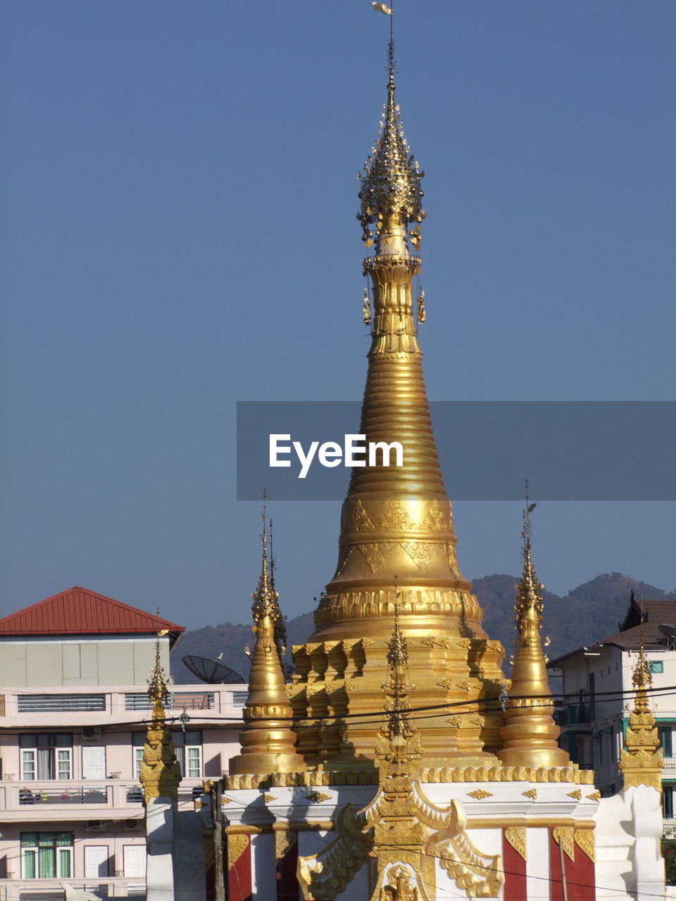 LOW ANGLE VIEW OF PAGODA