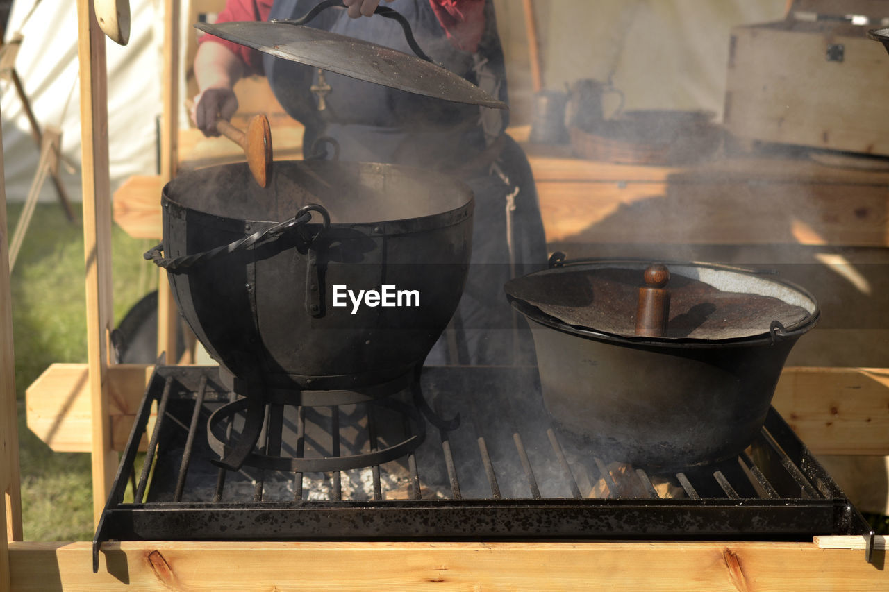 VIEW OF PREPARING FOOD