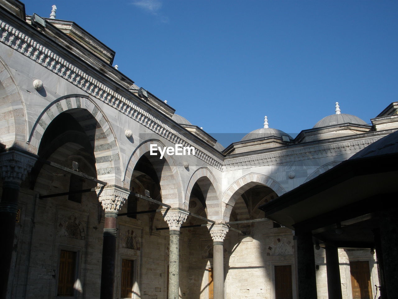 Low angle view of historical building