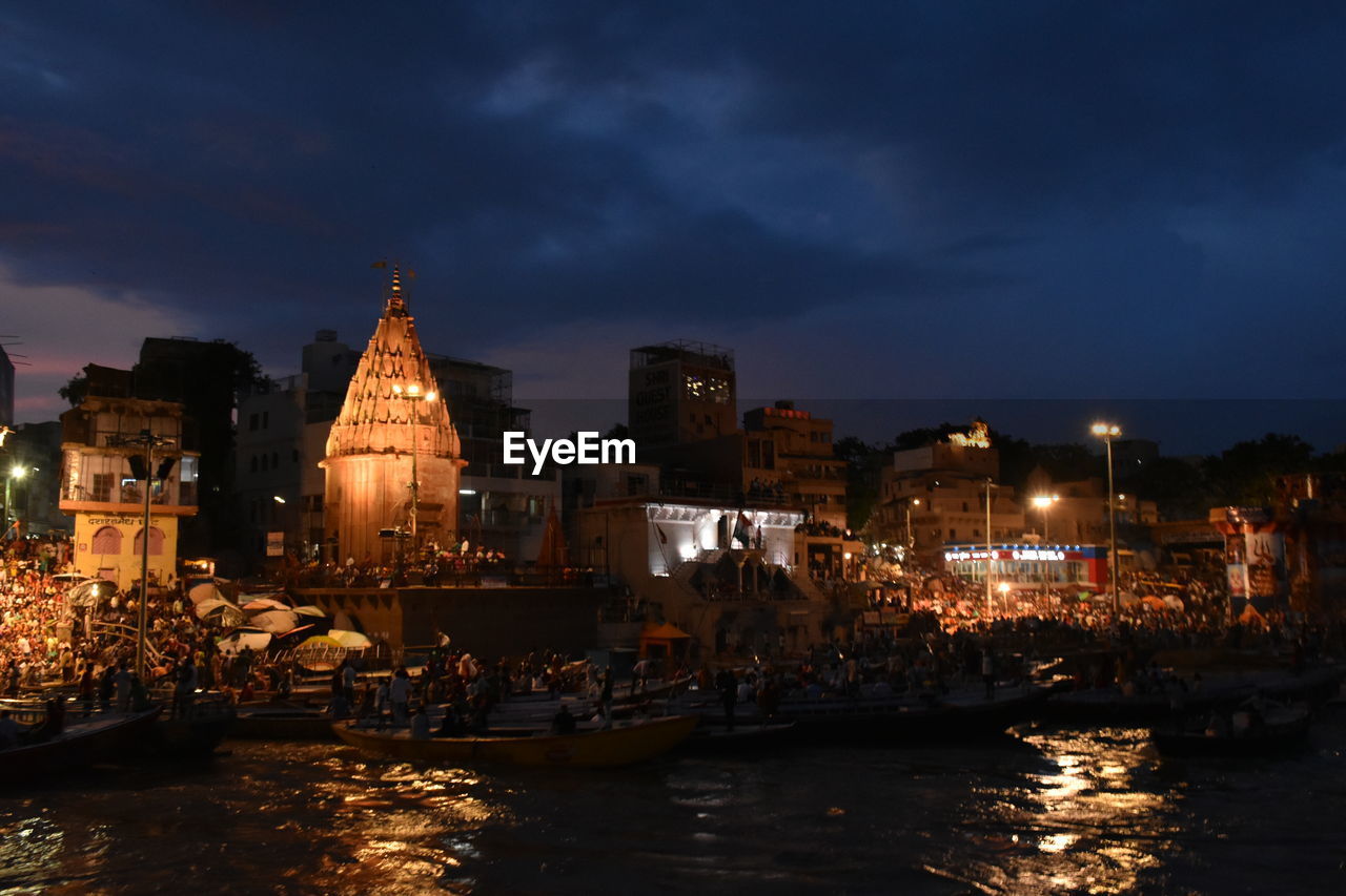 Night view of varanasi