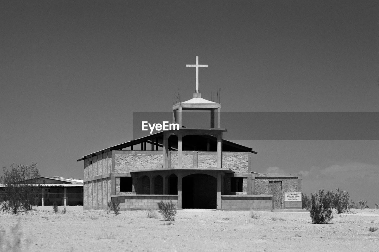 Abandoned church landscape