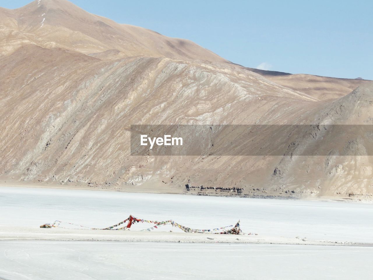 Scenic view of mountain range against sky