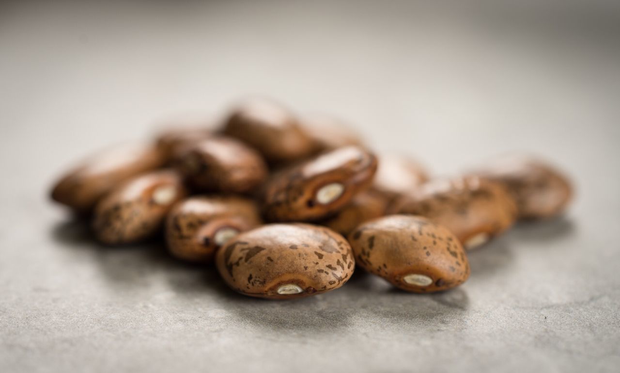 Close-up of beans on table