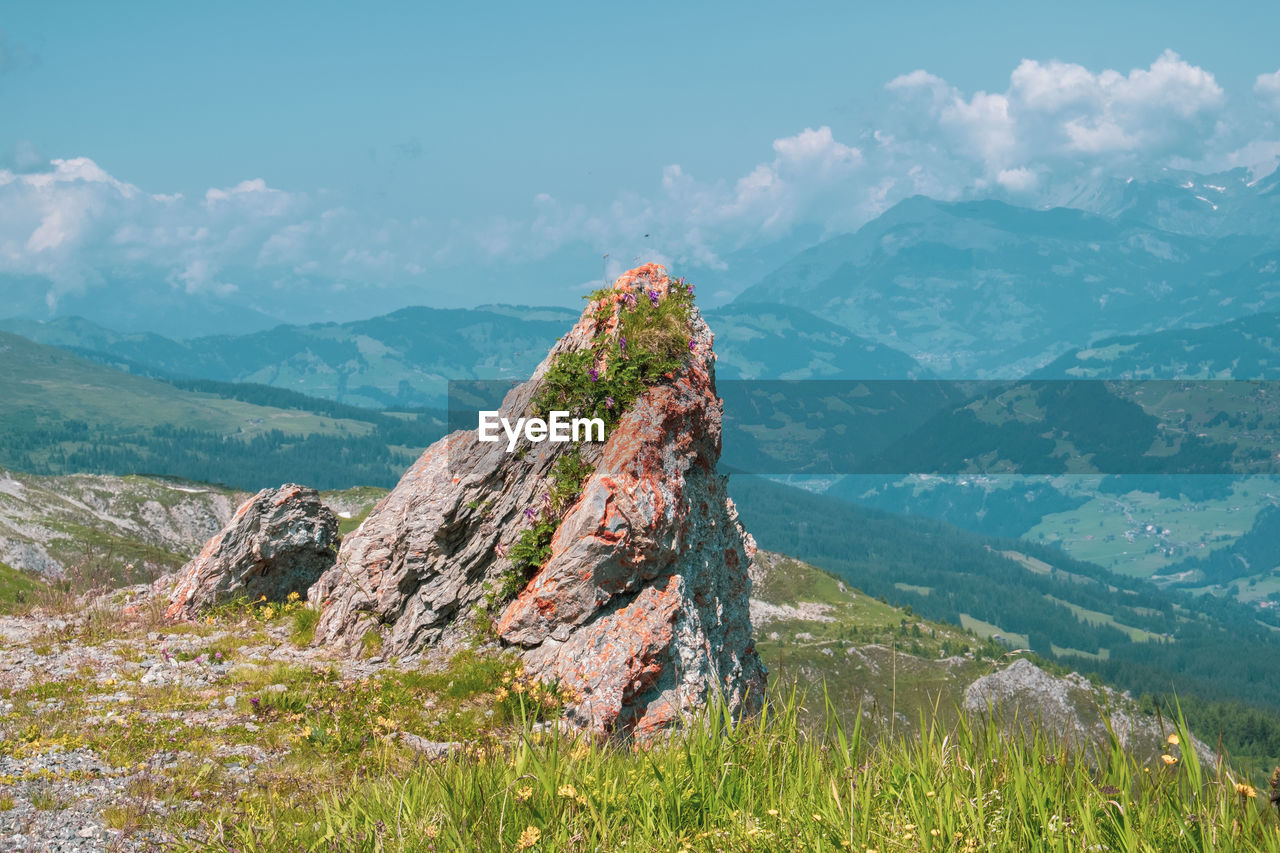 SCENIC VIEW OF ROCK AGAINST SKY