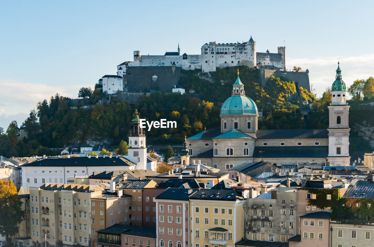 Salzburg historic town center, austria