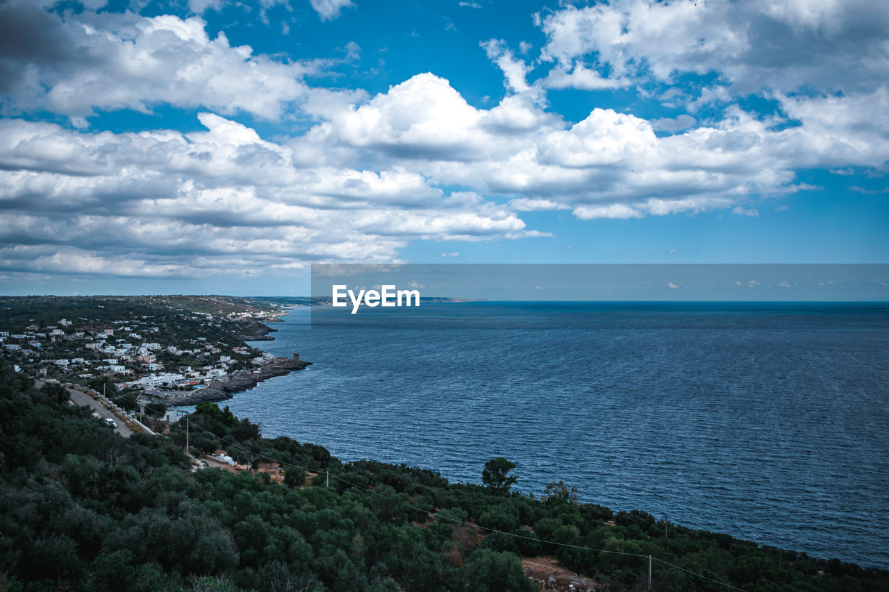 View on the sea in puglia