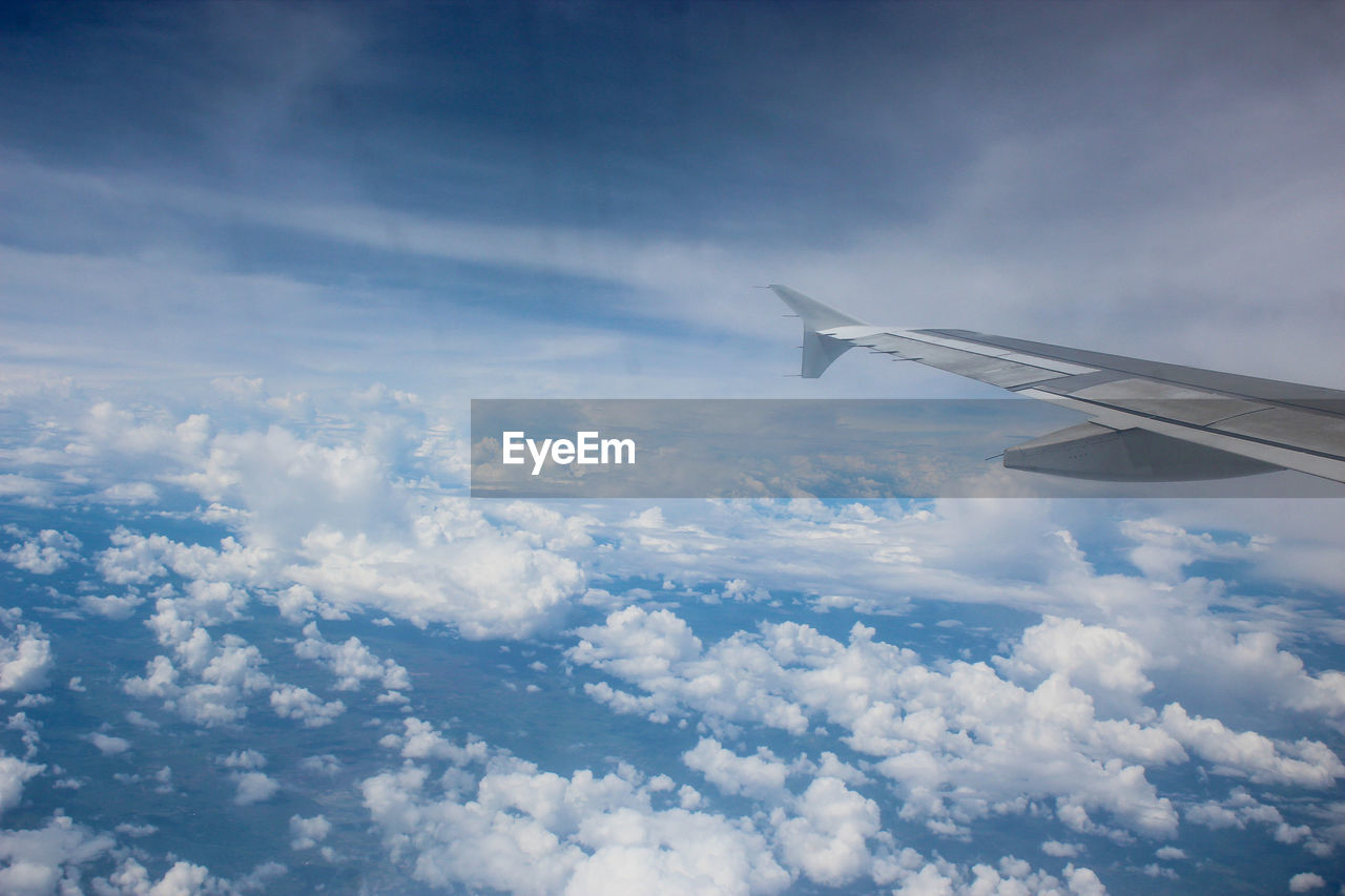 Aerial view of cloudscape against sky