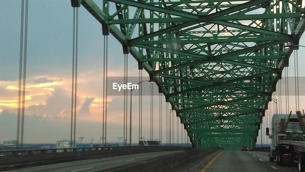 VIEW OF BRIDGE AGAINST SKY