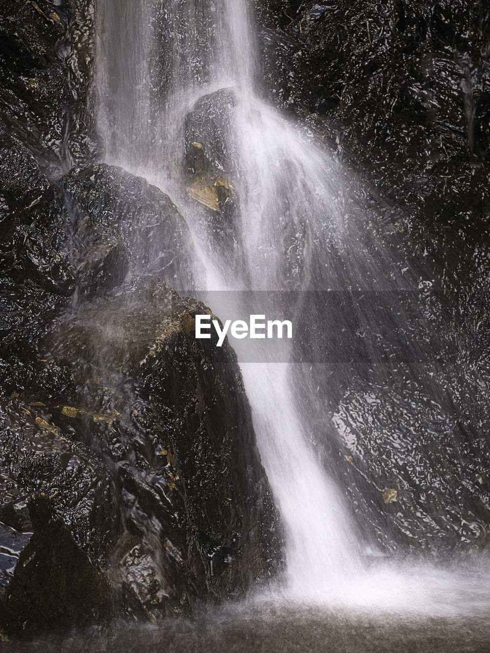 WATER SPLASHING ON ROCKS