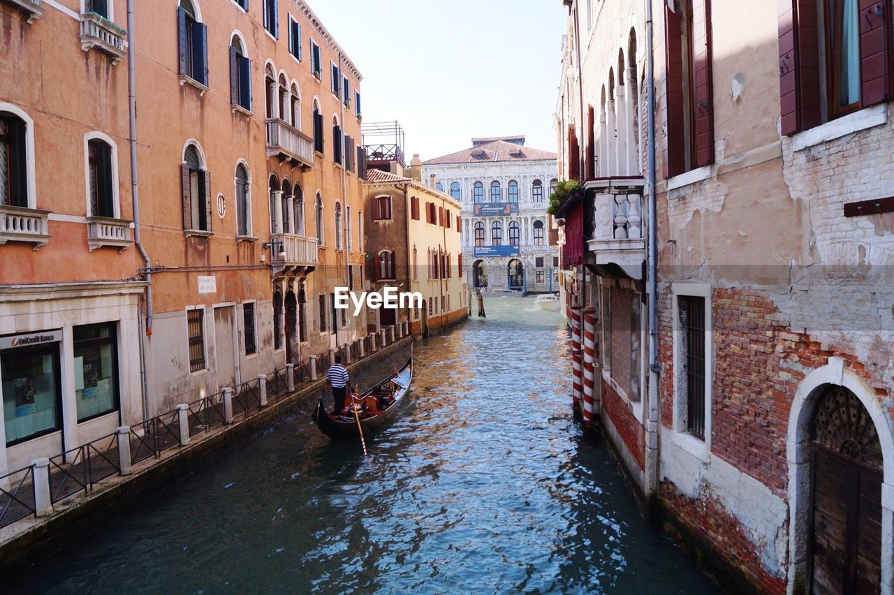 Canal along buildings