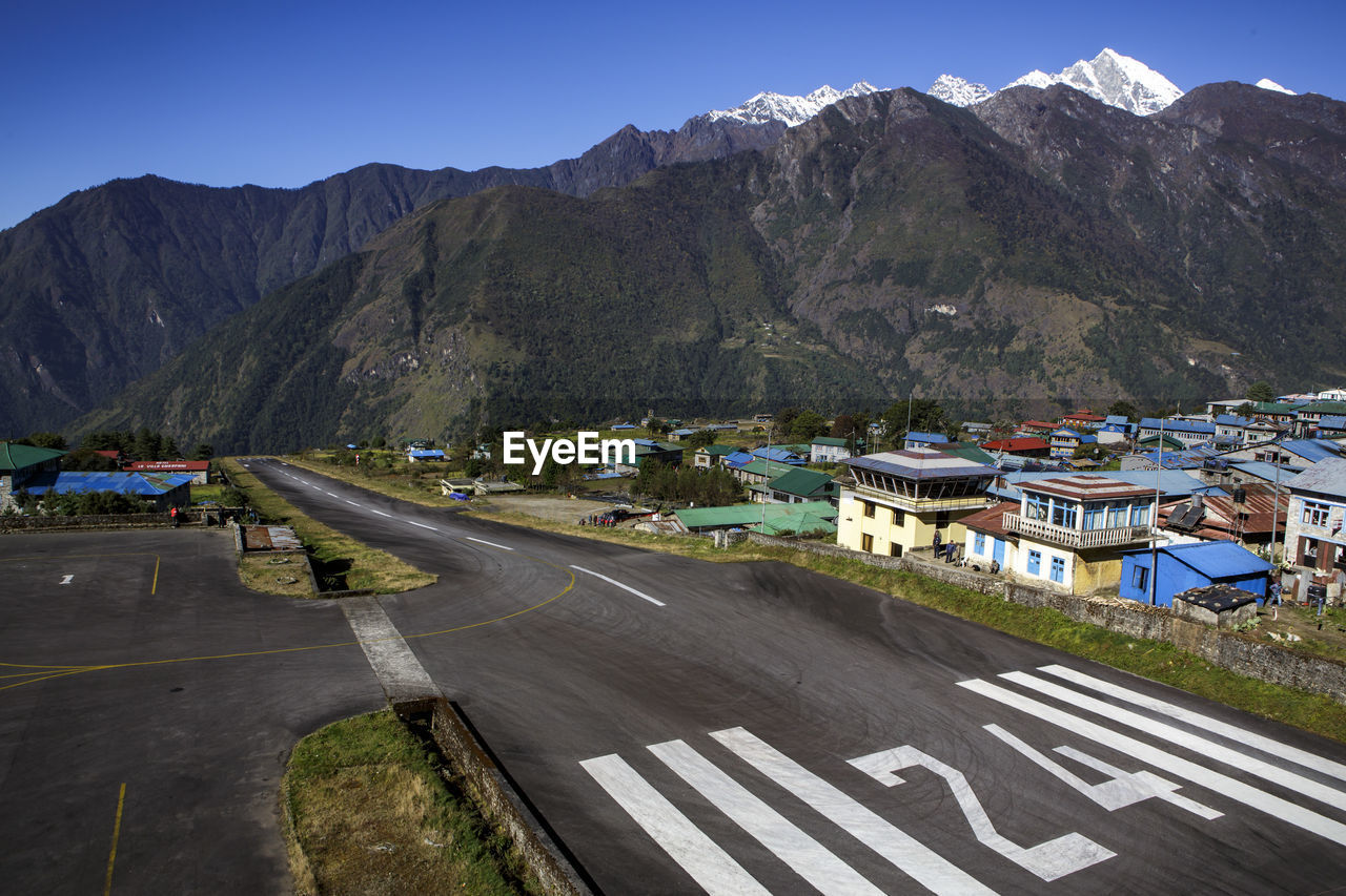 The infamous lukla airport, the start of treks to everest base camp.