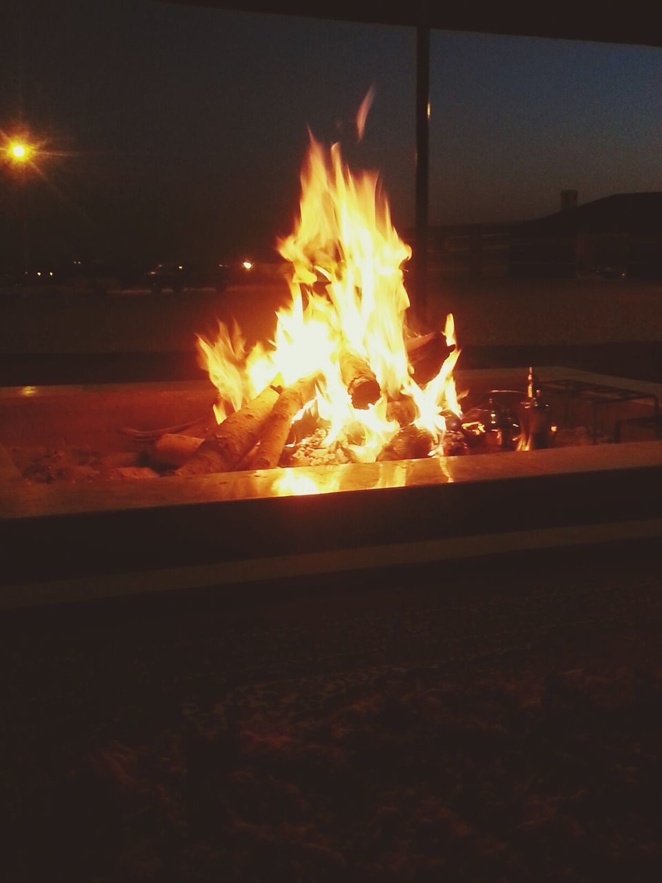 FIRE PIT IN FIRE