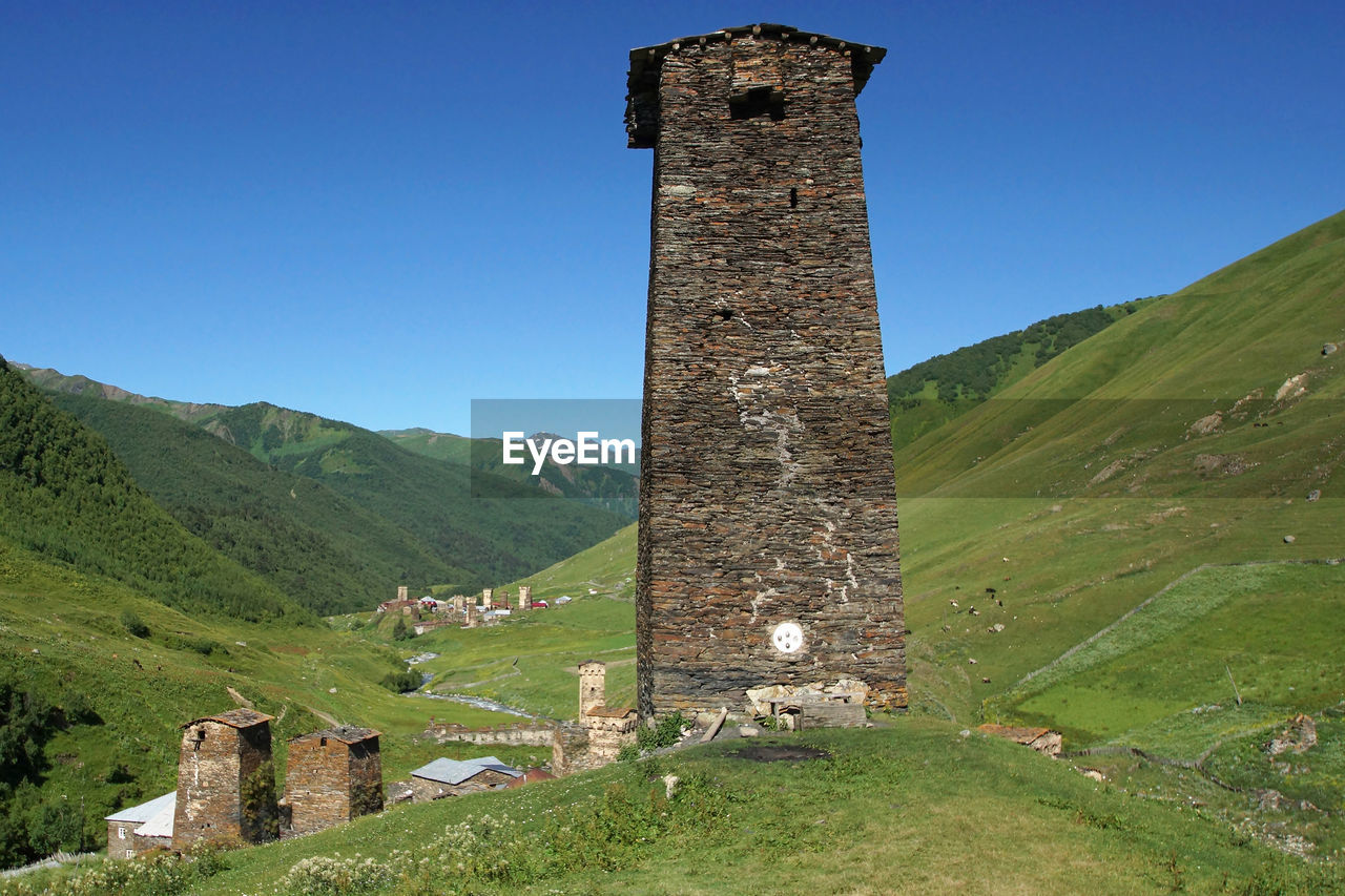 BUILT STRUCTURE AGAINST CLEAR SKY