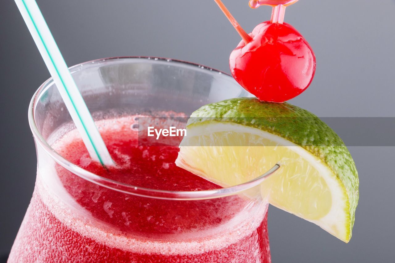 Close-up of cocktail glass