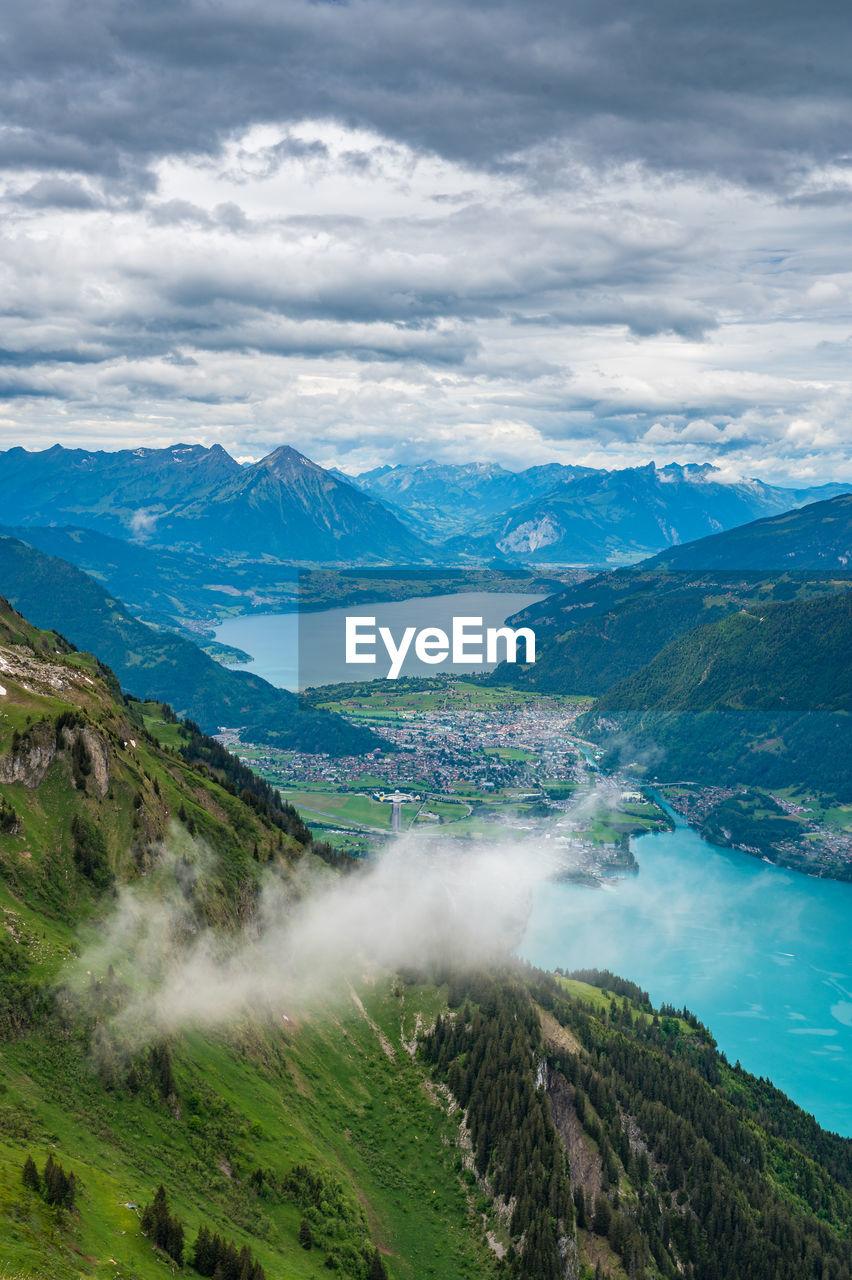 SCENIC VIEW OF LAND AND MOUNTAINS AGAINST SKY