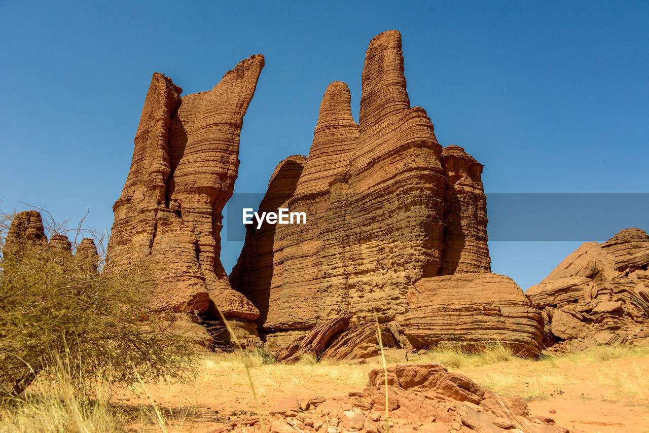 PANORAMIC VIEW OF ROCK FORMATIONS
