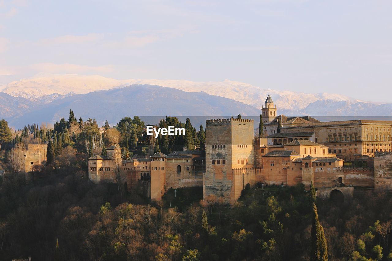 Alhambra against sky