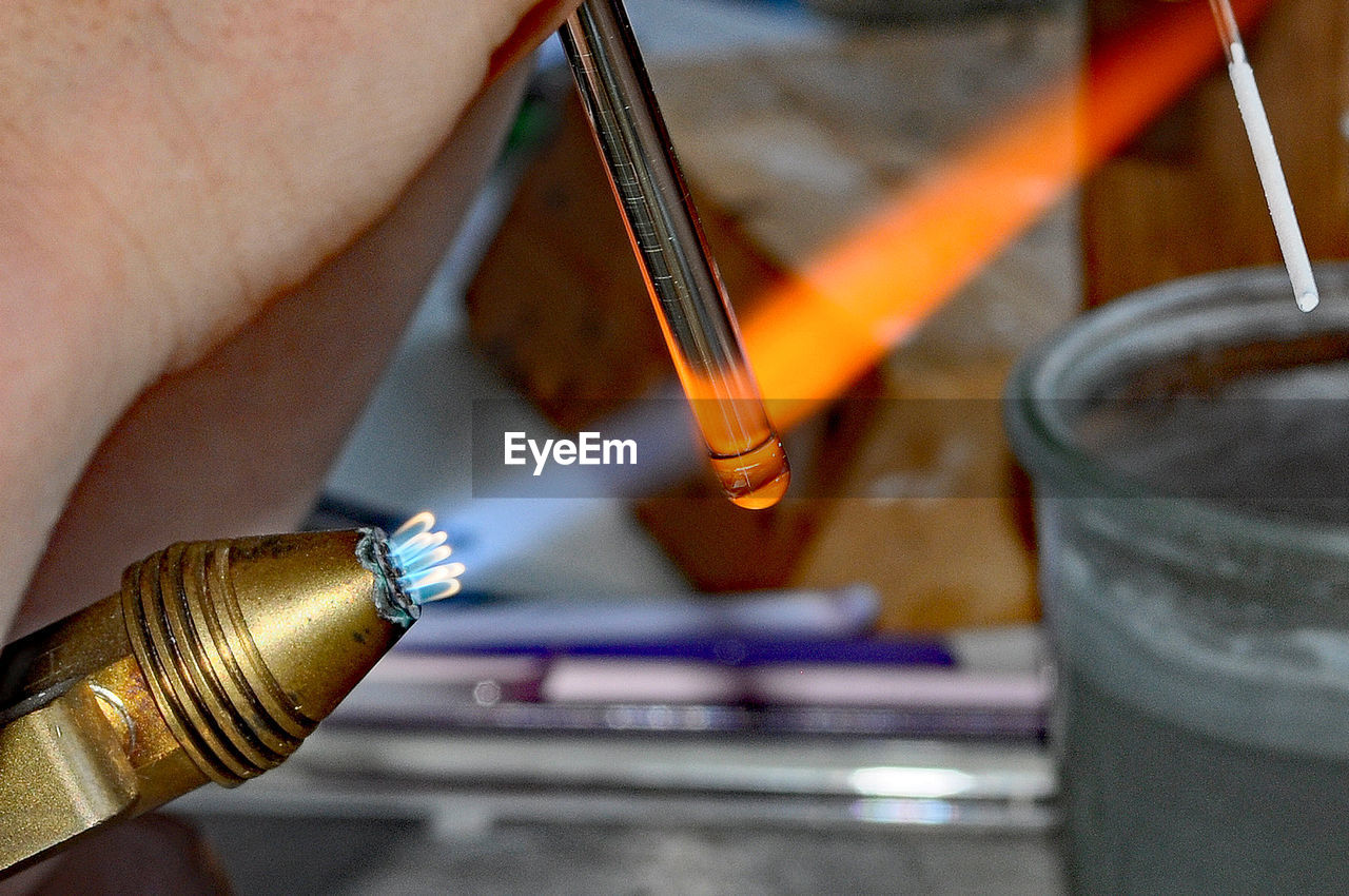 Preparation for glass blower