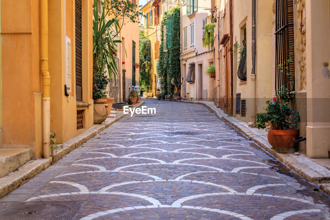 street amidst houses