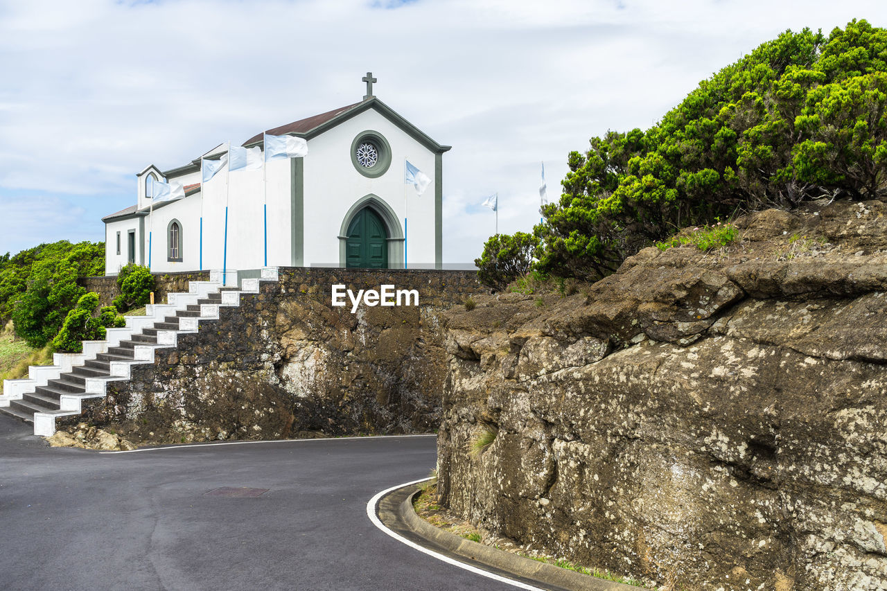 A small church in faial island, azores