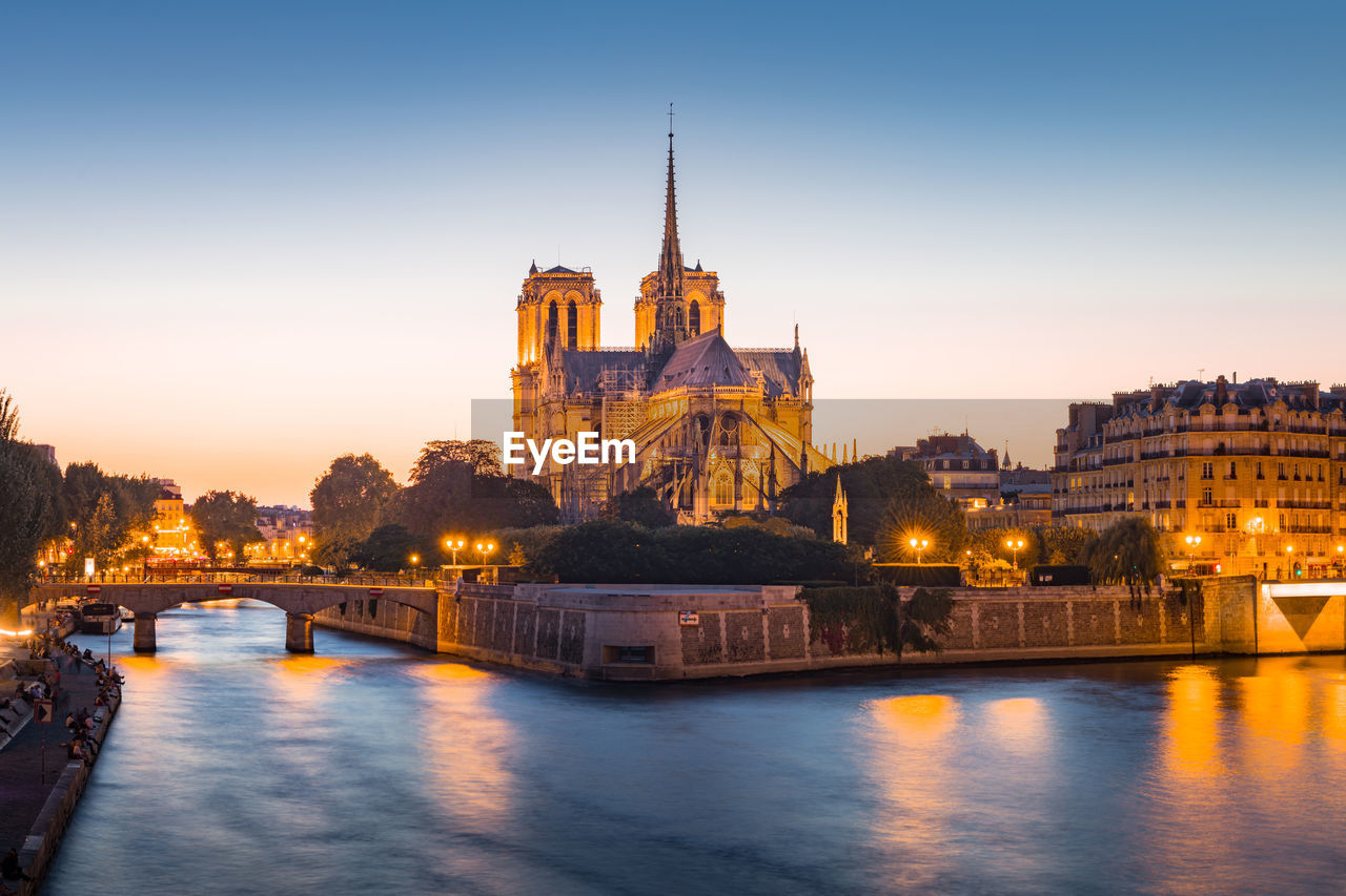 Notre dame cathedral in paris, france