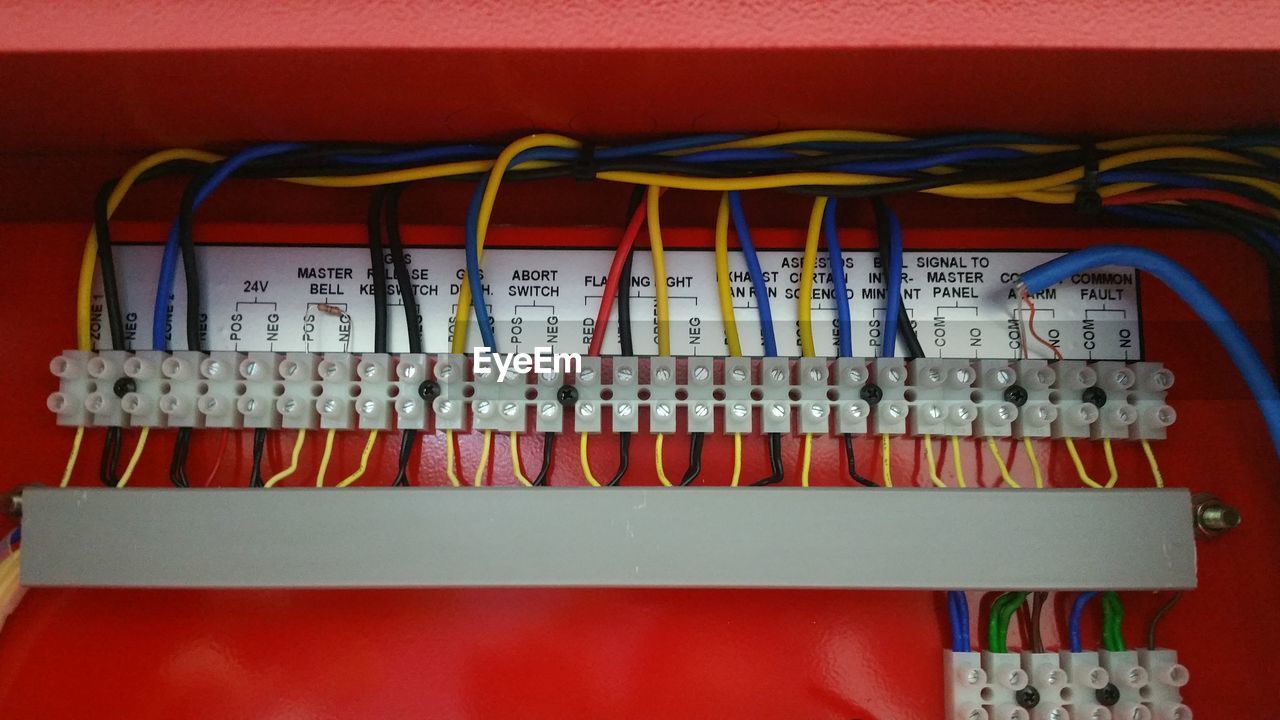 CLOSE-UP OF RED SHEET