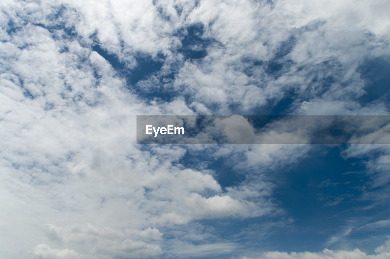 Full frame shot of cloudy sky