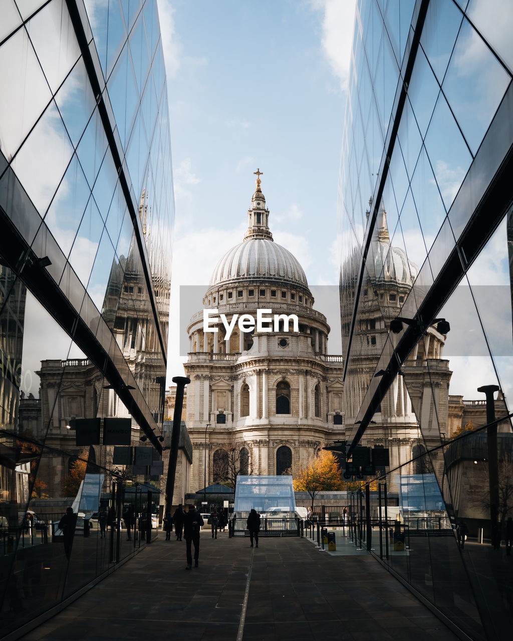 Cathedral amidst buildings in city