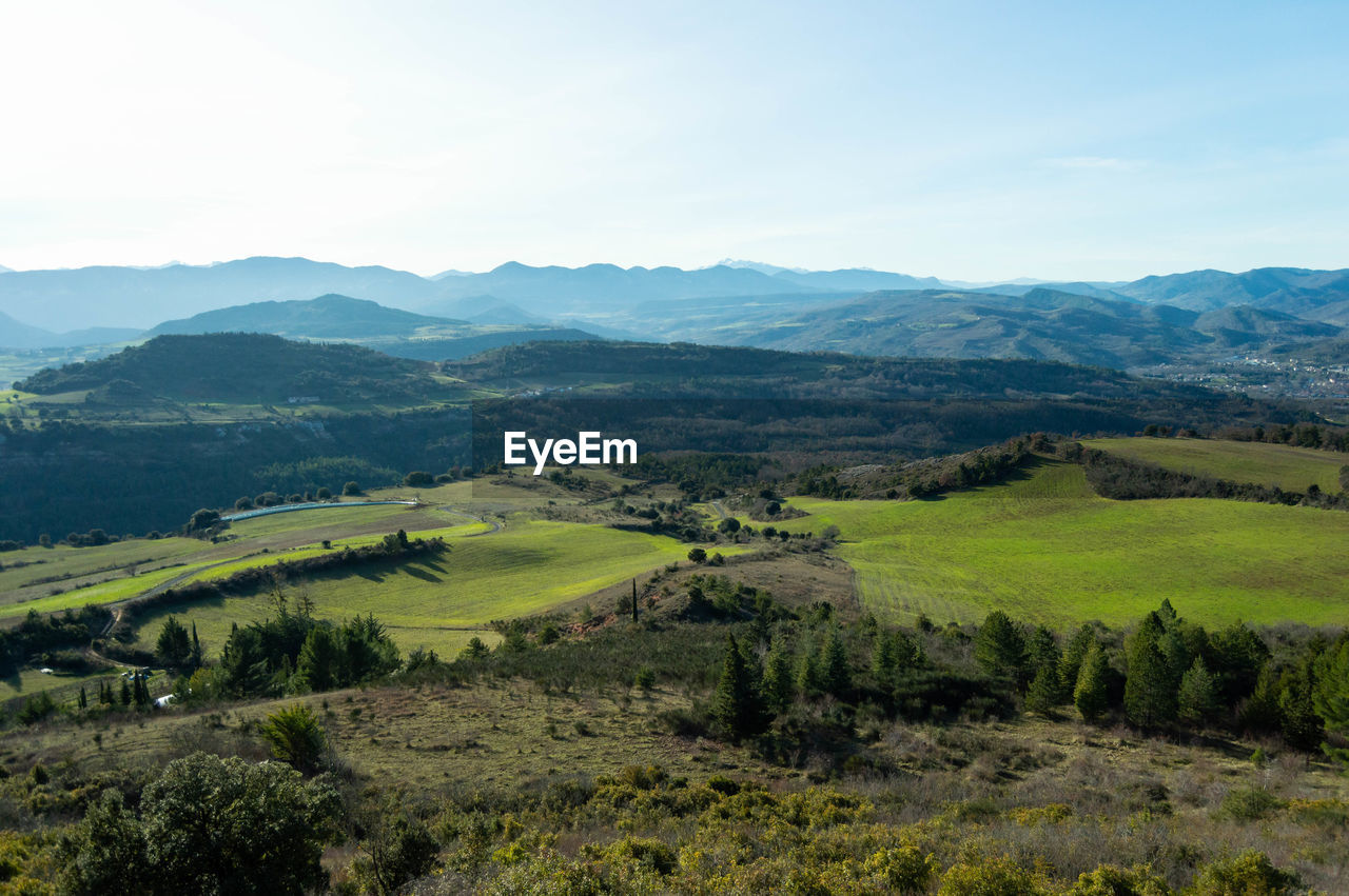 Scenic view of landscape against sky