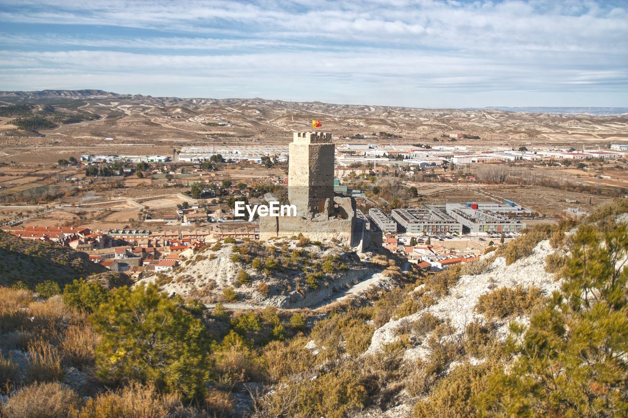 AERIAL VIEW OF CITYSCAPE