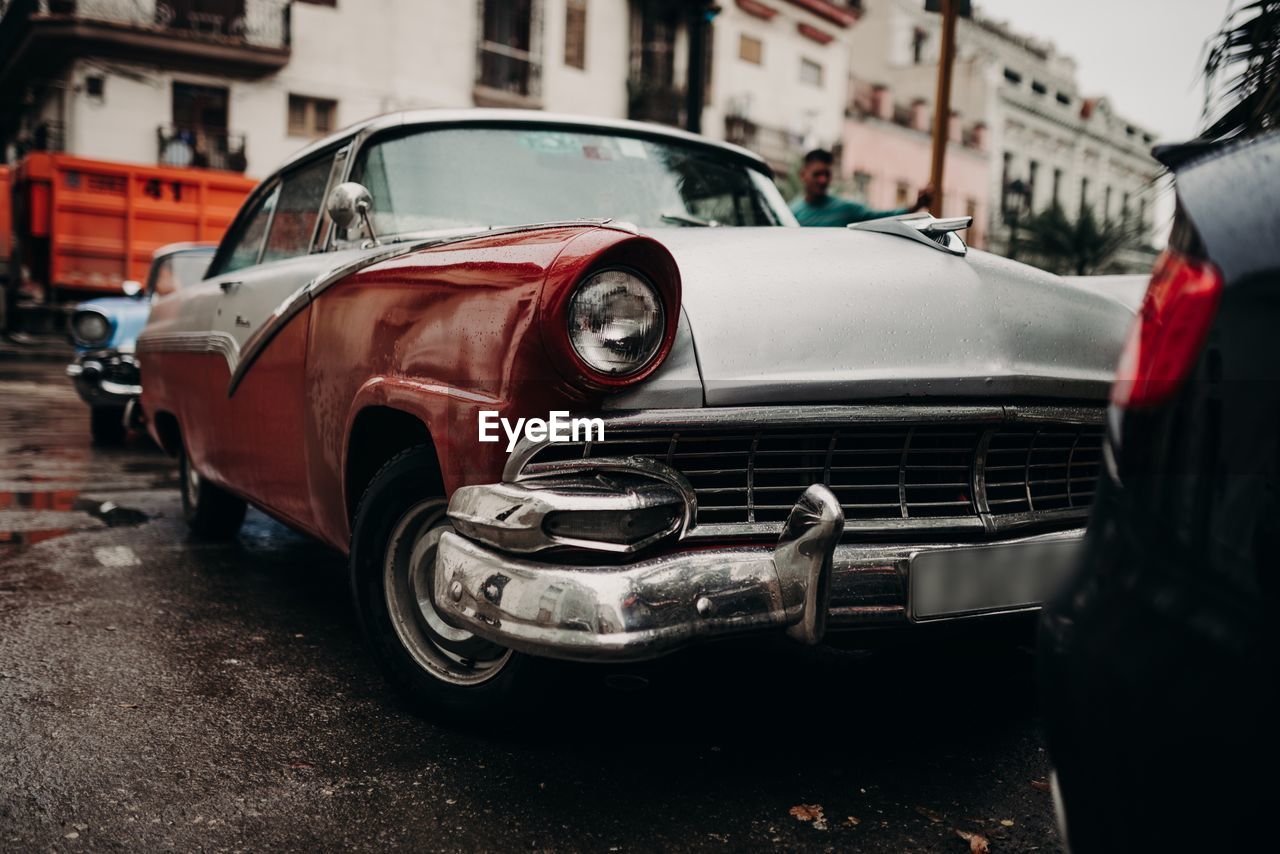 VIEW OF CAR ON STREET