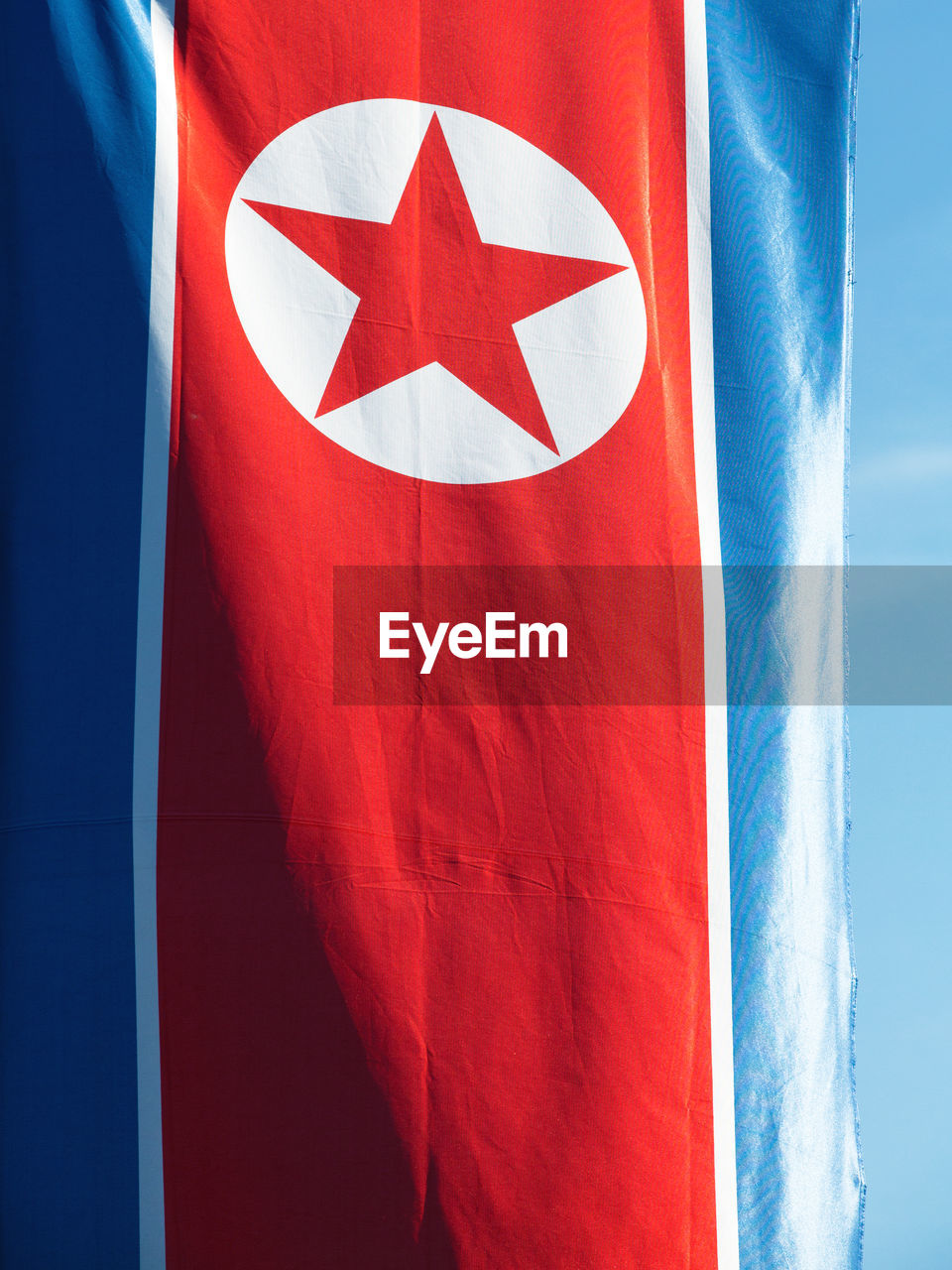Close-up of red flag