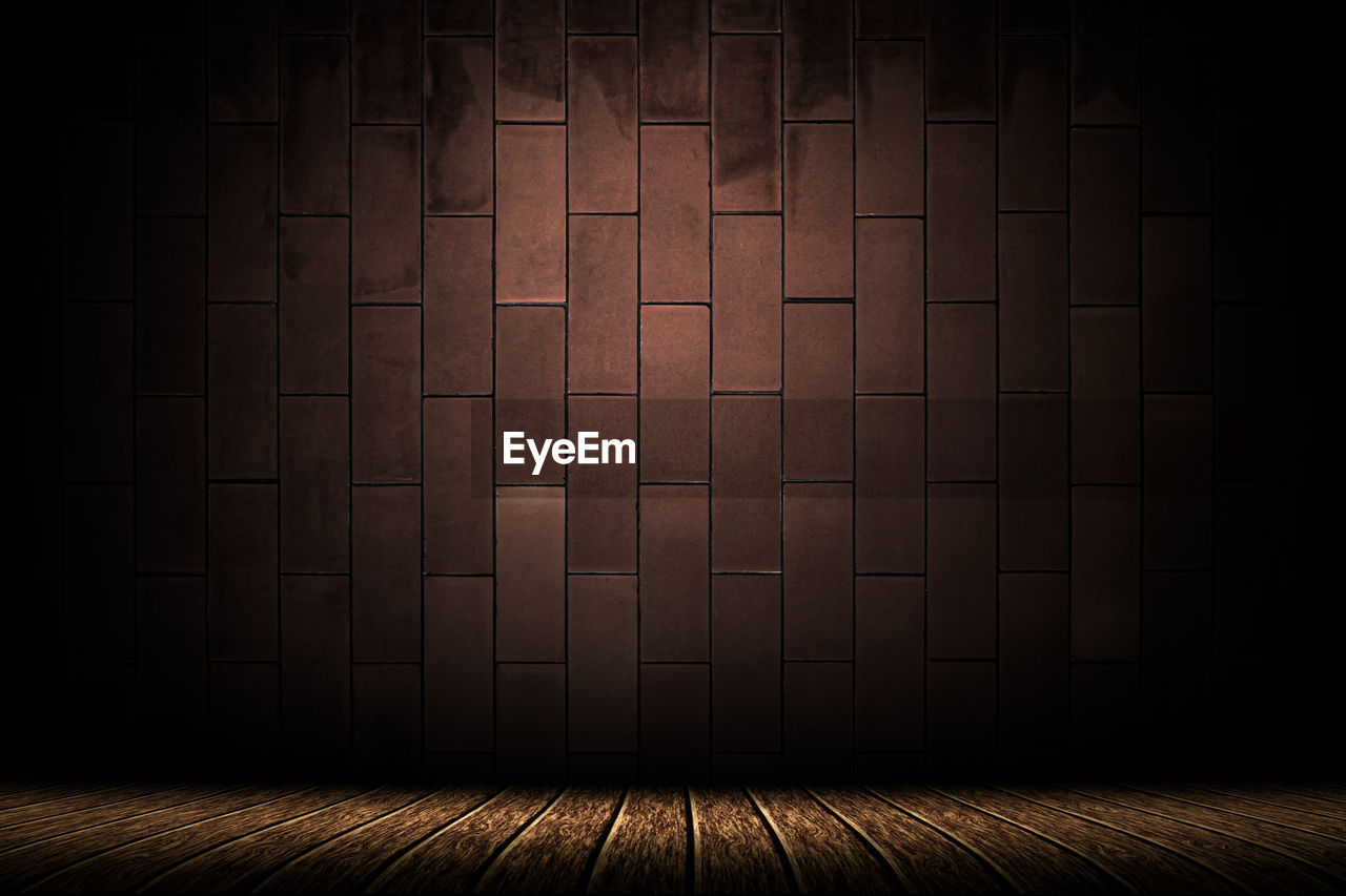 Full frame shot of wooden floor in building