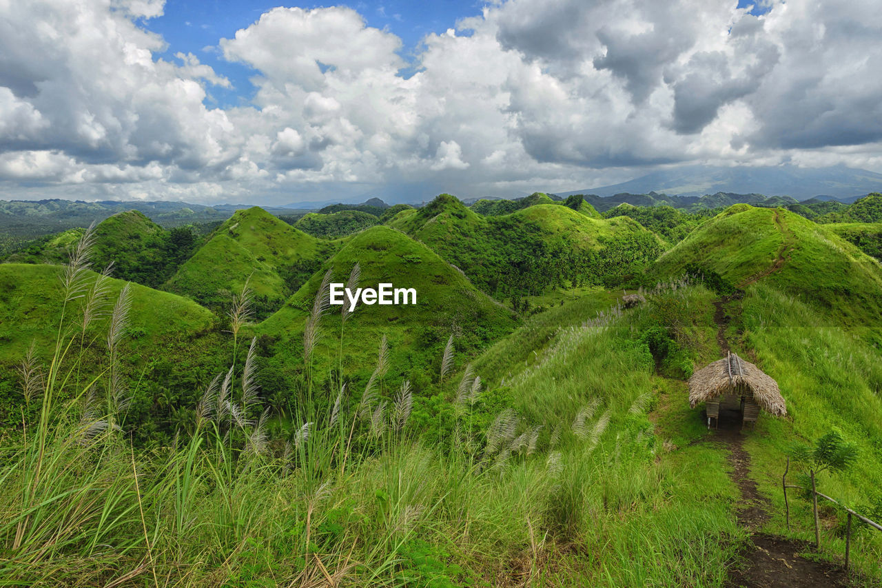 Panoramic view of the landscape against the sky.