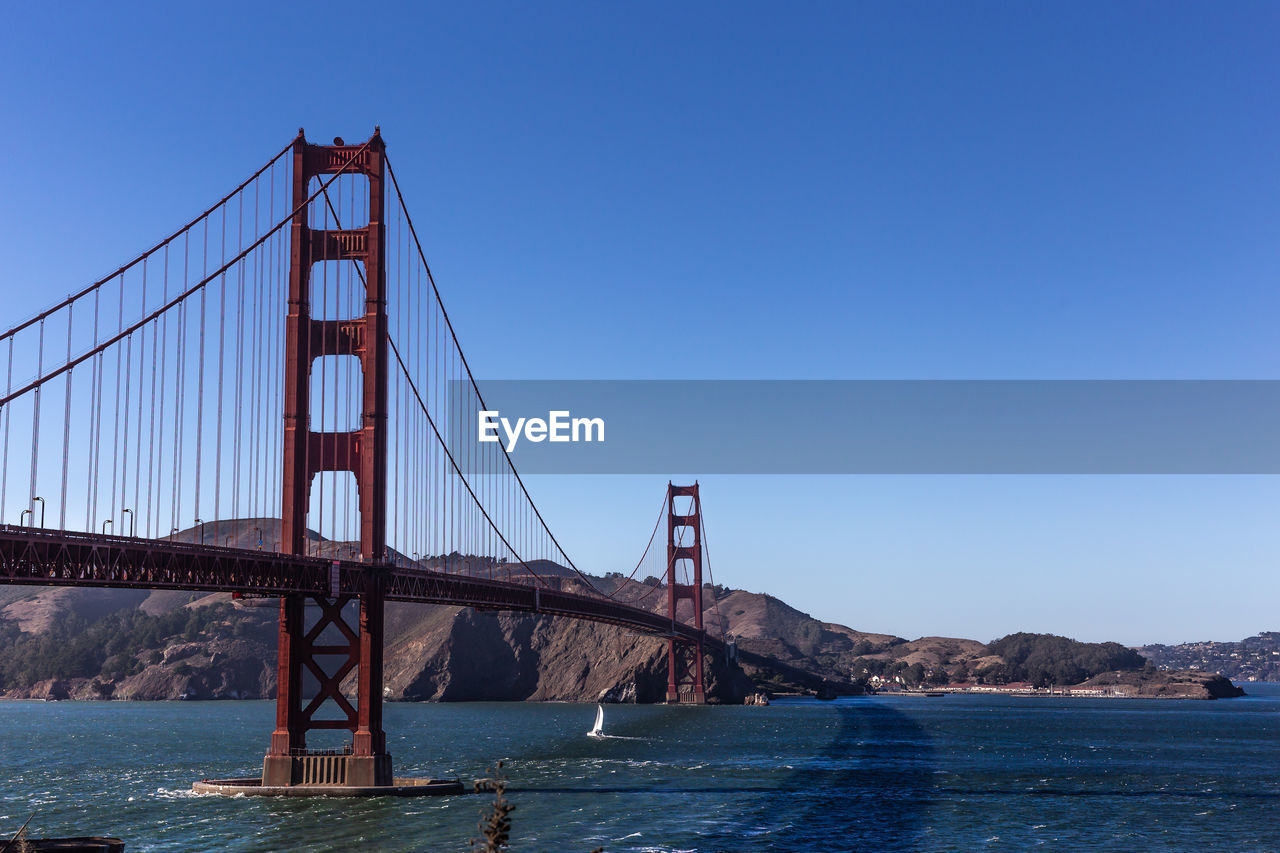 GOLDEN GATE BRIDGE AGAINST SKY