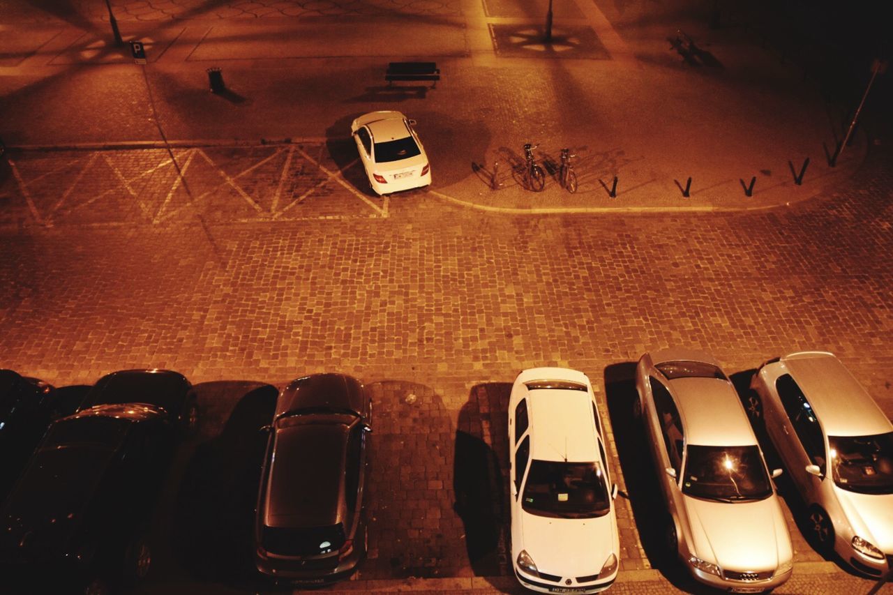 CARS PARKED ON ROAD