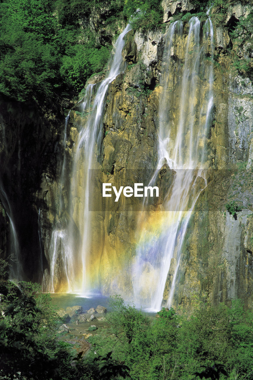 Waterfalls in the plitivce lakes, croatia